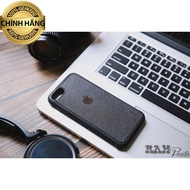 Black goat leather case for iPhone 6 Plus / 6s Plus.