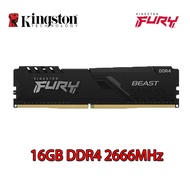 Kingston Fury Beast DDR4 RAM 16GB DDR4 2666MHz KF426C16BB/16 CL16 Desktop Memory PC RAM