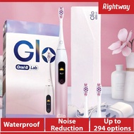 Special Edition Oral B Lab Glo Electric Toothbrush Lab Couple Light Beauty Smart Toothbrush Glo Oral B Lab 1SET