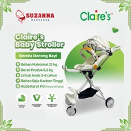Claire's Baby Stroller Lightweight & Foldable E46 - 2-Way Travel Friendly Baby Stroller