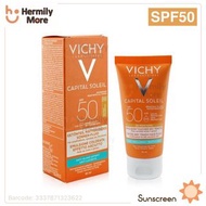 Vichy Capital Soleil Emulsion Dry Touch  防曬乳SPF50 50ml  💰HK$128/1支50ml💰   ⏰⏰現貨3天內寄出 ⏰⏰  🅧 售完即止