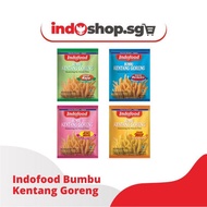 Indofood French Fries Powder | Bumbu Kentang Goreng 25GR | Cheese | Barbeque | Sweet Spicy | Barbequ