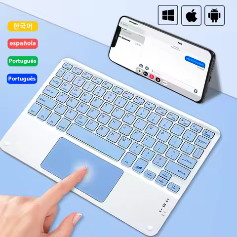 Wireless Touch Keyboard For Xiaomi Samsung Apple Mobile Phone Tablet Bluetooth Wireless Keyboard Min