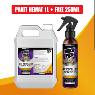QUICKPICK SEMPROTAN ANTI KUCING LIAR [BONUS 250ML] 1L 100ML Cat Repellent Aromatic Parfum Obat Caira