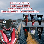 Honda Click 125i and 150i Front Cover / Honda Click 125i Accessories / Honda Click 125i Sticker