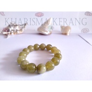 Myanmar BURMA JADE BRACELET 12mm ORANGE GENUINE JADE BRACELET WHOLESALE JADE