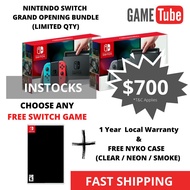 [READY STOCKS] NINTENDO SWITCH BUNDLE + ANY 1 FREE SWITCH GAME + NYKO CASE + 1 YR WARRANTY  (OPENING PROMO)