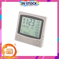 Globedealwin HA-4010 Digital Islamic Clock Muslim Gift Alarm Azan Prayer LCD Radio