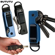 BUTUTU Key Organizer, Holds 2-5 Keys Compact Key  Holder,  Metal Minimalist Keys Bag Outdoor