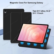 Magnetic Tablet Case for Samsung Galaxy Tab S11 Ultra 14.6" 2025 SM-X930/ X936B S11 S10 Lite FE 11 P
