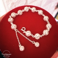 Bracelet with 6-8 cups of gold and silver ball