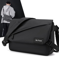 New Men's Simplicity Shoulder Bag Fashion Single Shoulder Men's Bag Large Capacity Waterproof Messenger Bag Business Briefcase