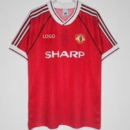 1991/92 Manchester United  Retro Edition UCL ome Shirt Football Jersey Kit S-2XL