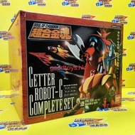 中古已開封 香港地區限定發售 BANDAI 超合金魂 GETTER ROBOT-G COMPLETE SET GX-18 GX-19 GX-20 GETTER DRAGON LIGER POSEIDO