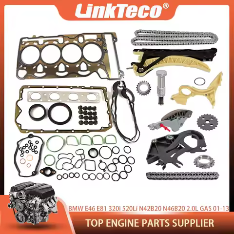 Timing Chain Kit Full Gasket Set Oil Pump Drive Chain Kit For BMW E46 E81 E90 E93 118i 120i 320i N42
