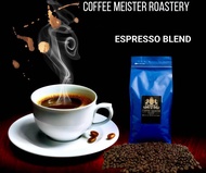 ARABICA ROBUSTA ESPRESSO BLEND ROASTED COFFEE BEANS 1kg MEDIUM DARK ROAST(ARABICA 70%: ROBUSTA 30%)