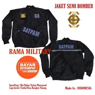 COD - JAKET SATPAM SEMI BOMBER JAKET BOMBER SATPAM JAKET SATPAM TERBARU