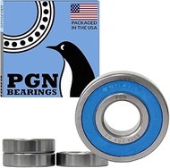PGN 6304-2RS Sealed Bearing - 20x52x15 - Lubricated - Chrome Steel (4 PCS)