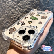 Cartoon Animal Pattern Casing For OPPO Find X7 Ultra X6 X5 X3 X2 Pro R9S R9 F1 F3 R11 R11S Plus A11K