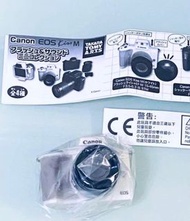 全新/ Takara Tomy日本扭蛋玩具- 相機Canon EOS Kiss M 白色+ EF-M 15-45mm IS STM 鏡頭