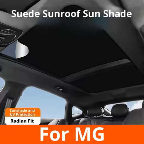 For MG MG7 HS ZS ZST ONE MG4 Electric Sunroof Sun Shade Suede Sunshade Heat Insulation Sunscreen
