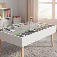[tenlzsp0bc] Simulation Airport Scene Realistic Airport Playmat Wear Resistant Diorama Board for Mod