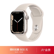 Apple【A+会员专享】Watch Series 7 GPS款 41毫米星光色铝金属表壳星光色运动型表带