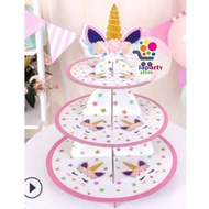 Cake Tier/Standing Cake/Cake Holder/Flower Unicorn Cupcake Stand