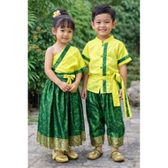 BAJUANAKUNIK VINTAGE SABAI/ TRADITIONAL THAILAND COSTUME/ COUNTRY COSTUME/ UN COSTUME/ DAY CARNIVAL 