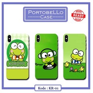 (SOFTCASE) keroppi green cute series protective case hp iphone ip 5 ip 6/6s ip 7/8 ip 6+ ip 7+/8+ ip