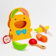 【WOODY PUDDY】兔子袋水果切切 - 日本木質家家酒玩具