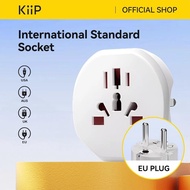 KiiP C25T Compact Universal Travel Adapter 2500W Fast Charging US/DE/CN/EU/AUS/UK Universal Plug Soc
