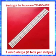 NEW Backlight LED- TV Panasonic TH-43C410K, TH-43D410K, TH-43E410K, TH-43DS630W