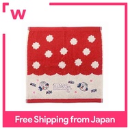 Marushin Peko &amp; Poko Peko-chan Carry Towel Hand Towel Variety Peko Face 2965005300 30 x 30 cm