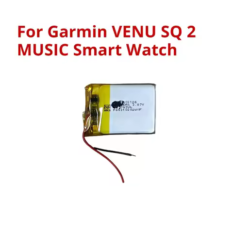 For Garmin VENU SQ 2 MUSIC Smart Watch Replacement Battery