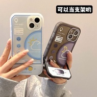 Hot Sale#Invisible Bracket Sun Moon SuitableiPhone13ProPhone Case Apple12/11/XDrop-Resistant Protective CoverMQ3L GPWK
