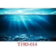 3D Painting of Aquarium Sea Aquarium Model - Glue Fish Tank Painting, Free Painting Kit Included