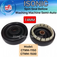 ISONIC CTWM-1150 CTWM-1500 Spin Seal Bellow Washing Machine Semi-Auto / Getah bellow Pengering Mesin