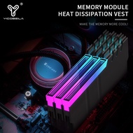 Yicobeila Ram Heatsink 5V ARGB Ram Module Heatsink Radiator PC Memory DDR3 DDR4 DDR5 HZJ