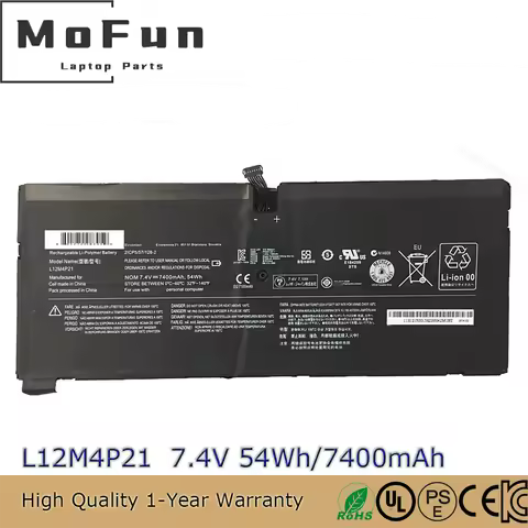 L12M4P21 7.4V 7300mAh Laptop Battery for Lenovo Yoga 2 Professional 13 Series L13S4P21 2ICP5/57/123-