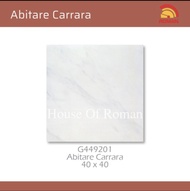 Roman Keramik Carrara 40x40/Keramik Lantai Motif Marmer/Roman Keramik