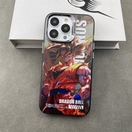 Anime characters man electroplating hot silver Phone Case For iPhone 15 Pro Max 14 ProMax 13 12 12Pro 11 Shockproof Phone soft border hard case Mobile phone protective case