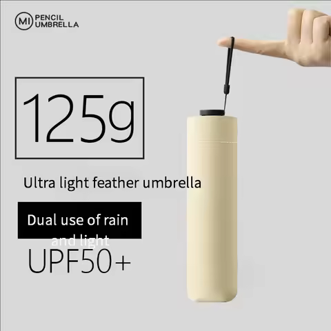 125g Japanese ultra-light portable sun umbrella sun protection and ultraviolet rain dual-purpose 3-f