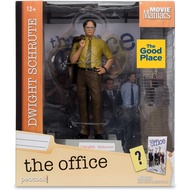 MCFARLANE MOVIE MANIACS Dwight Schrute The Office 6-inch Posed Figure With Office Backdrop
