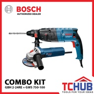 Bosch GBH 2-24RE + GWS 750-100 Combo Kit