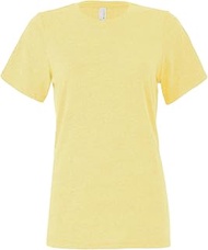 Bella Canvas Ladies' Relaxed Heather CVC Short-Sleeve T-Shirt - HTH FRNCH VANLLA - L