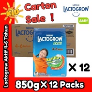 Lactogrow Aktif New Packing (4-6y) 850g X 12 Packs Exp:02/2027
