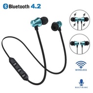 Wireless Magnetic Sports Bluetooth Earphone SweatProof iPhone MP3 MP4