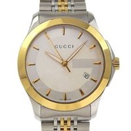 นาฬิกาข้อมือชาย Gucci G-Timeless มือสอง ขนาด 126.4 มม. สแตนเลสสตีล กลไกควอตซ์ หน้าปัดแบบอนาล็อก หน้า