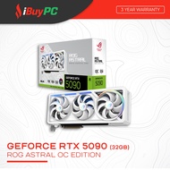 ASUS ROG Astral GeForce RTX 5090 White OC Edition 32GB GDDR7 Graphics Card
